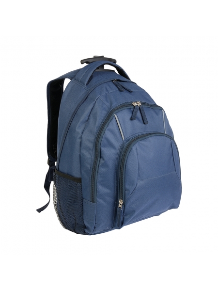 Zaino trolley in poliestere con 5 tasche 28 x 42 x 16 cm.